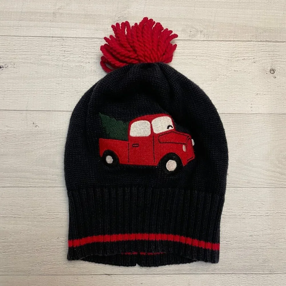 Gymboree red truck winter hat 0-12 months‎